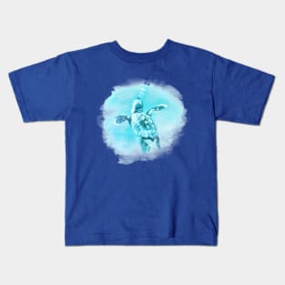 Underwater turtle Kids T-Shirt